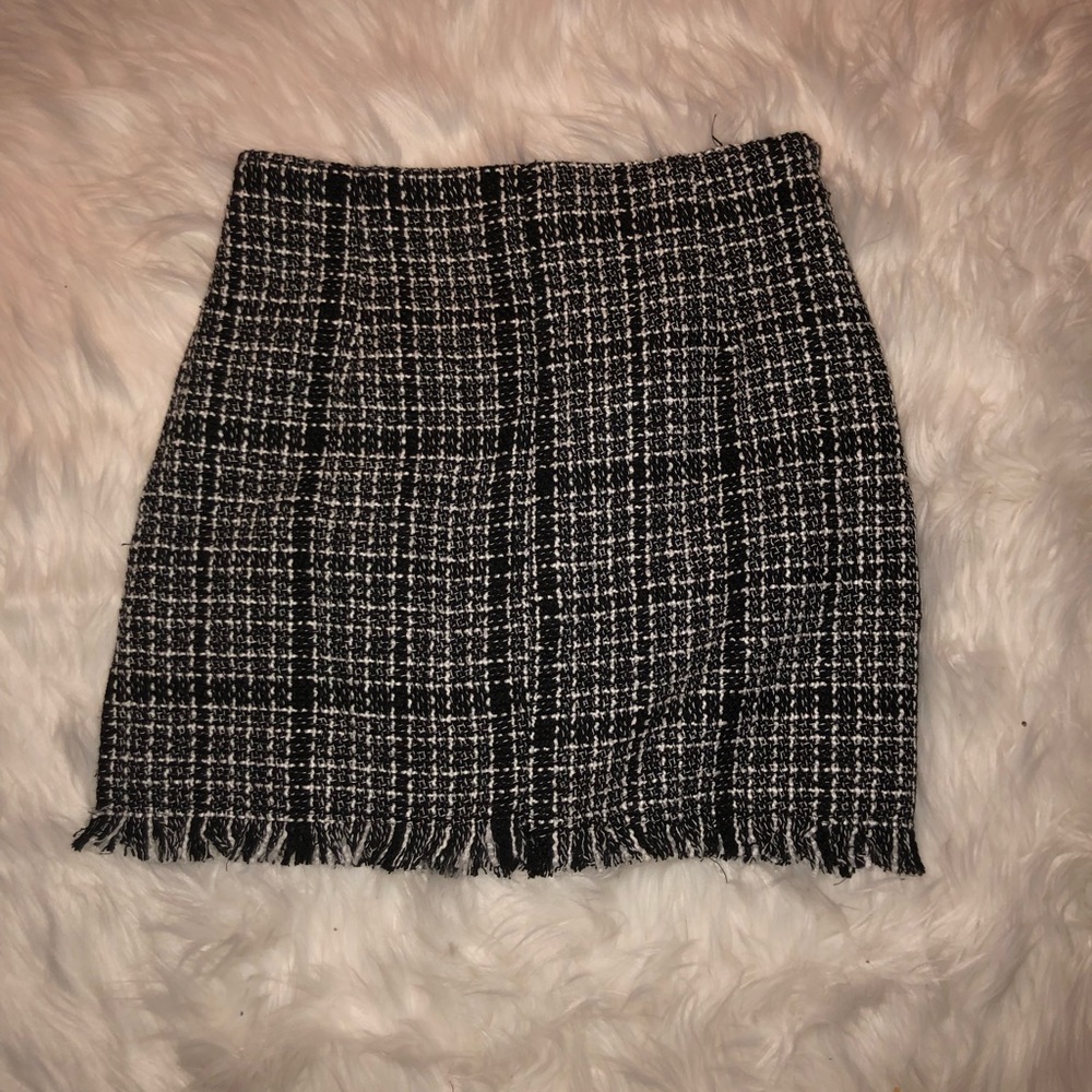 Shein Tweed Skirt - Picture 2 of 4